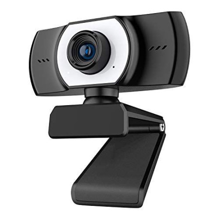 Webcam JETE W7 Full HD 1080p Kamera Laptop With Mic For Live Video Meeting Camera Komputer Auto Focus - HITAM