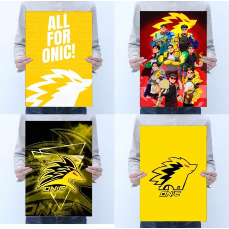 poster onic kuning hitam